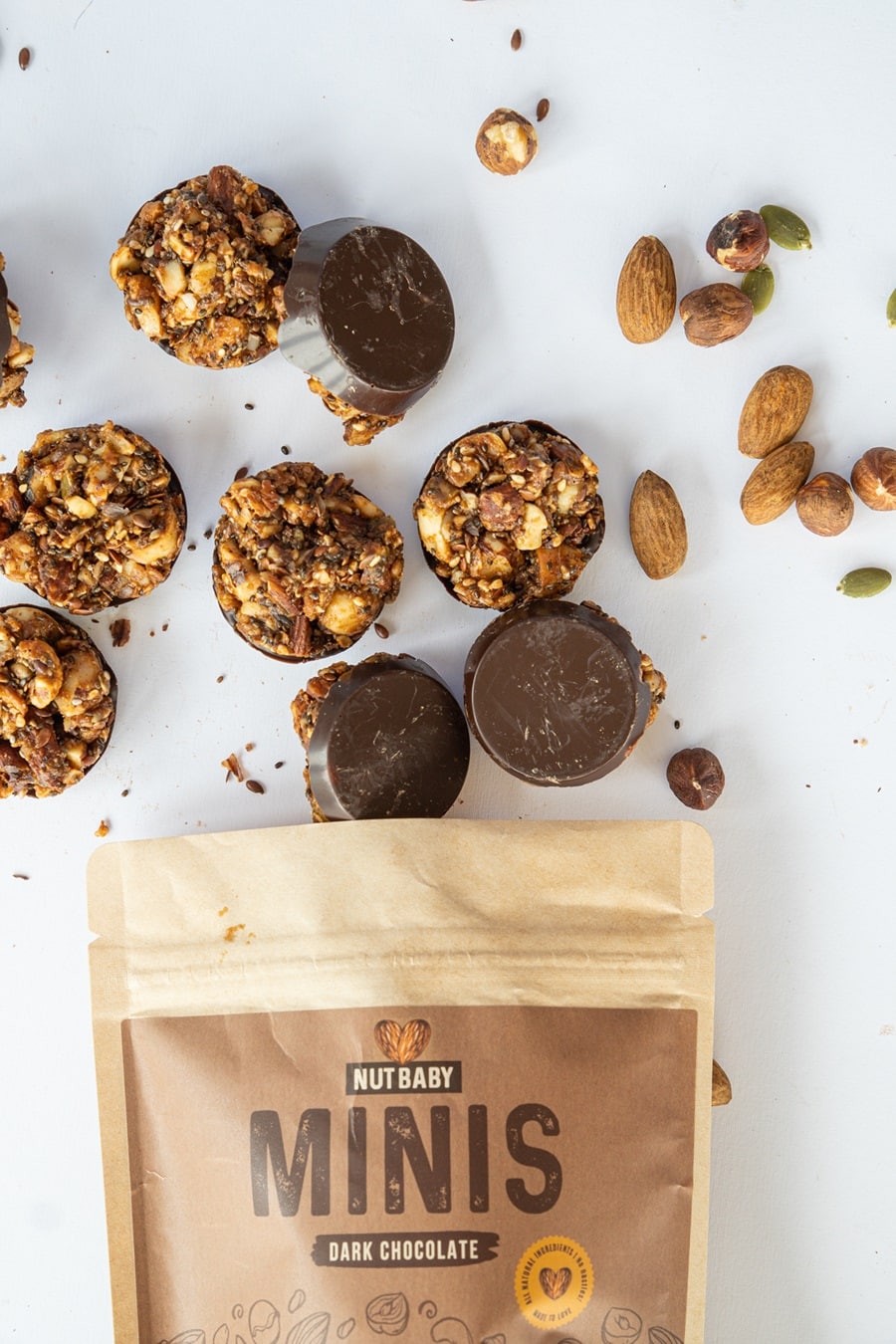 Nut Baby 50% Dark Chocolate Minis Bag